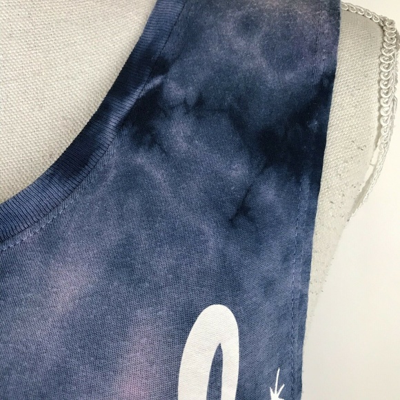Spiritual Gangster Soul Searcher Top Blue Tie Dye - Picture 2 of 7